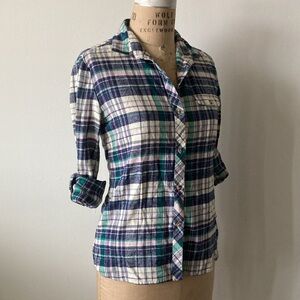 NWT BDG Flannel Shirt Urban Outfitters sz Small Boyfriend fit vintage